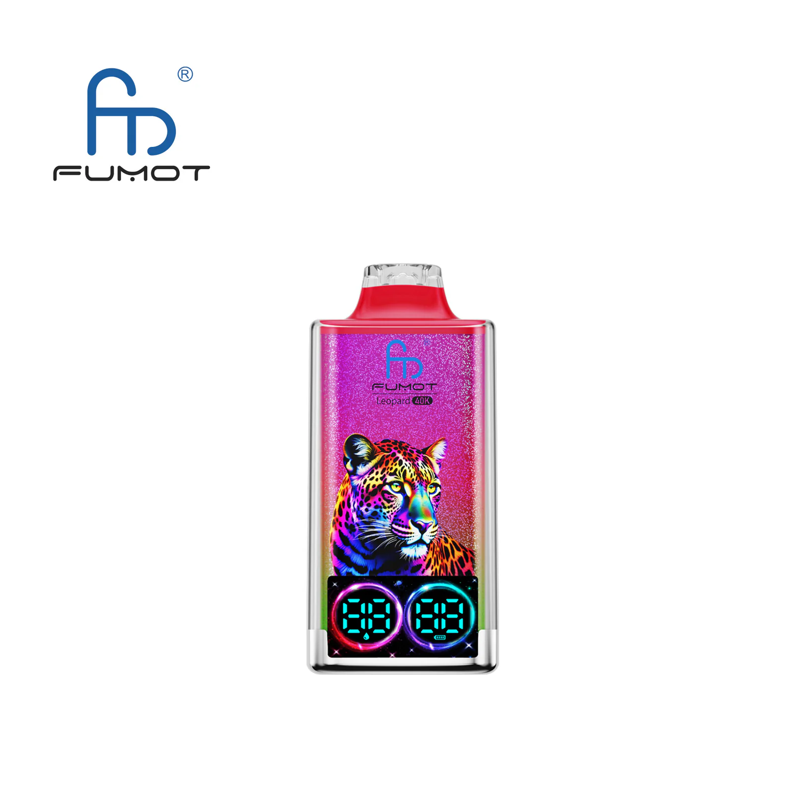 FUMOT Leopard 40K EU Edition Disposable Vape – Green Apple Peach - Vaba Vape-Shop