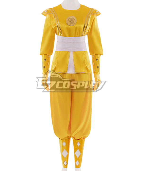 Power Rangers Yellow Ninjetti Ranger Yellow Ninja Ranger B Edition Cosplay Costume