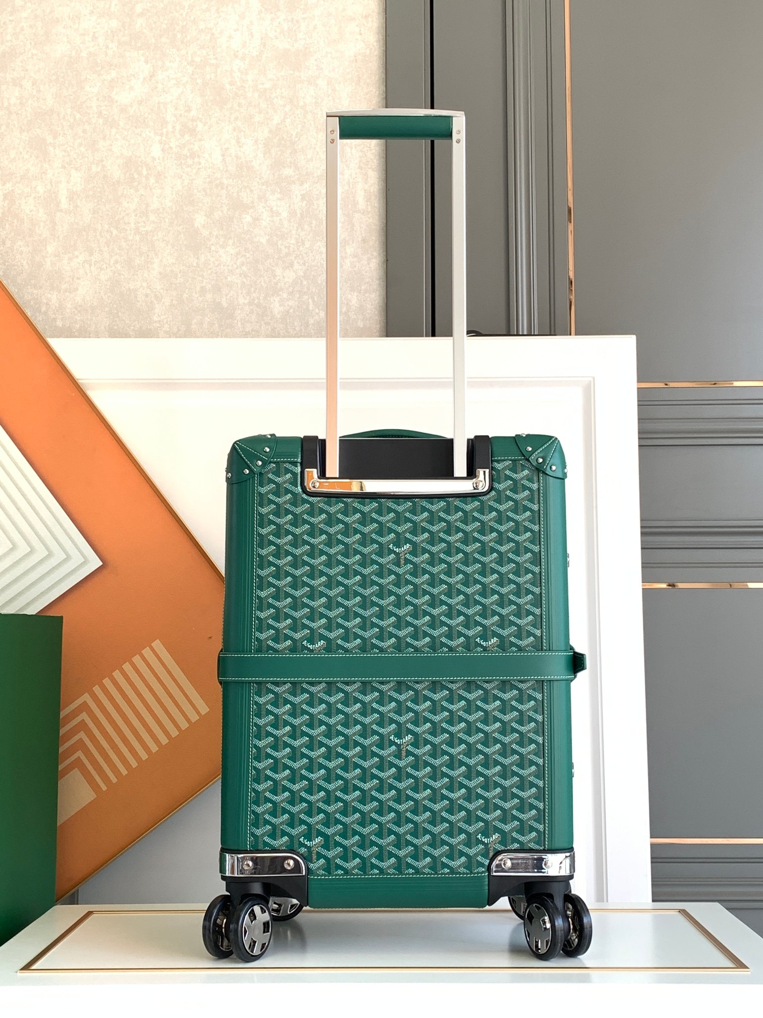 ‌Goyard‌ classic print trolley case