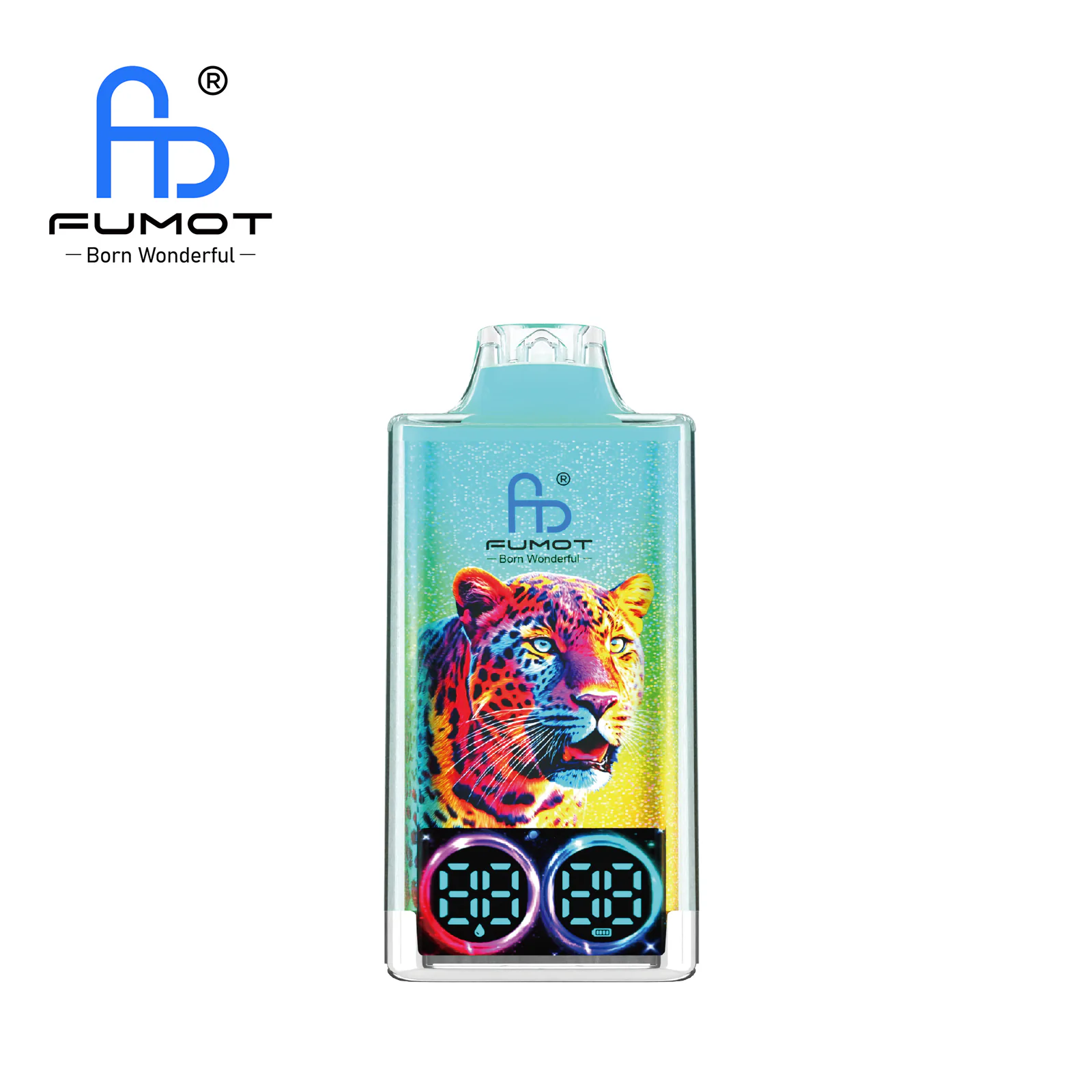 FUMOT Leopard 40K EU Edition Disposable Vape – Pineapple Ice - Vaba Vape-Shop