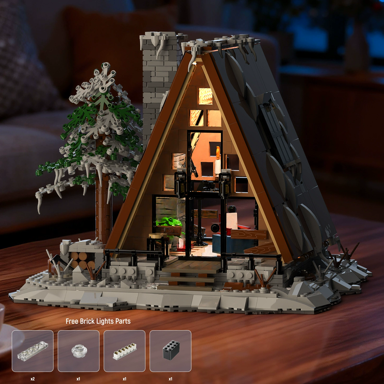 XBert 66151 - A-Frame Cabin