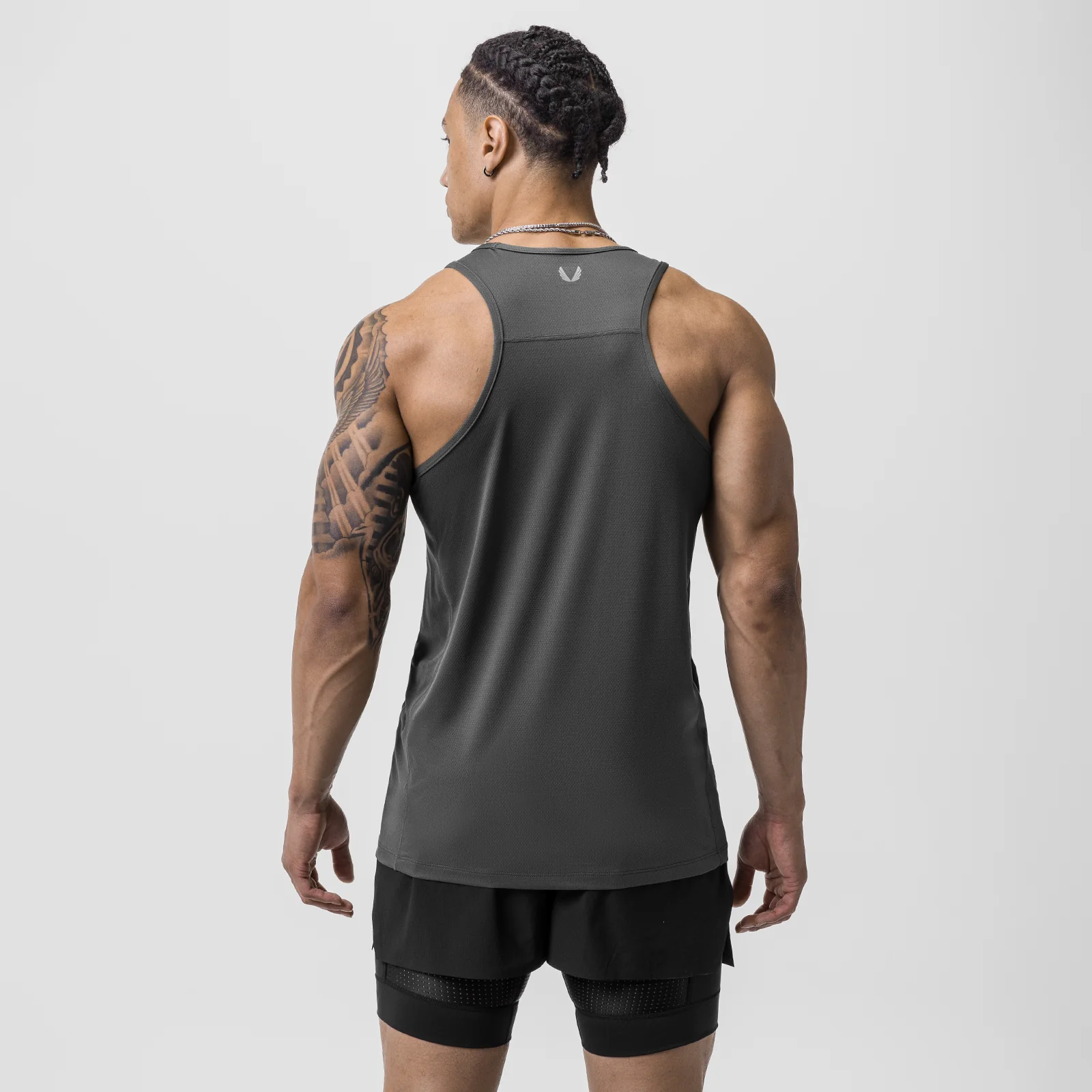 0754. AeroSilver Training Singlet - Space Grey