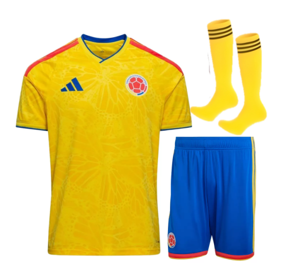 Colombia Home Jersey Suit & Socks World Cup 2026