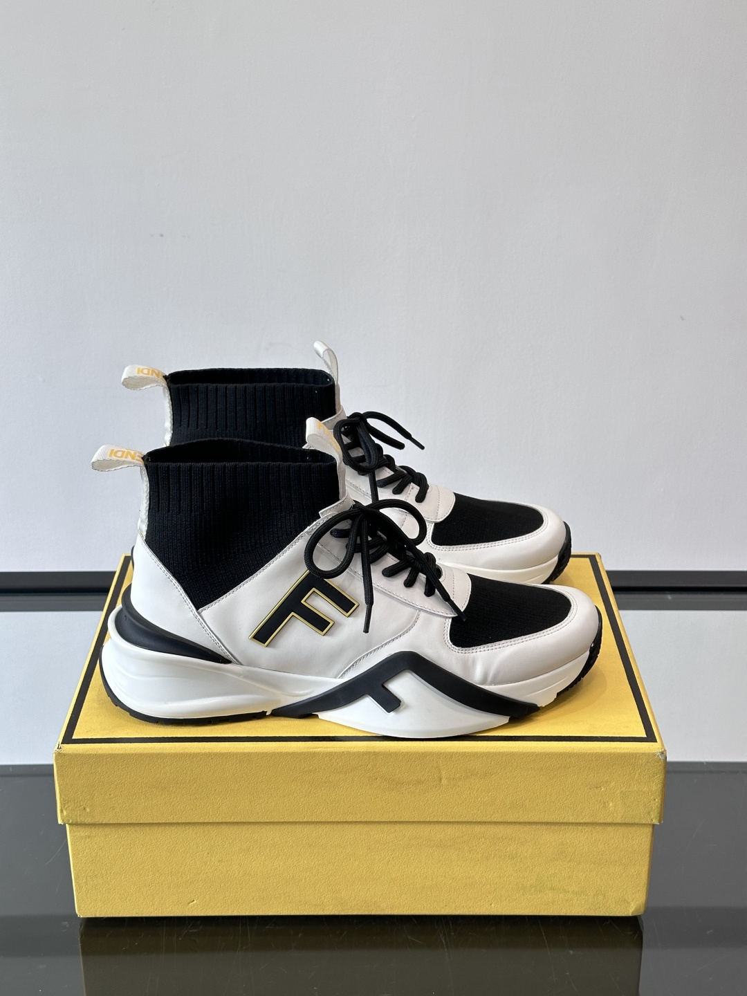 Fendi Men's Flow High-top Sneaker