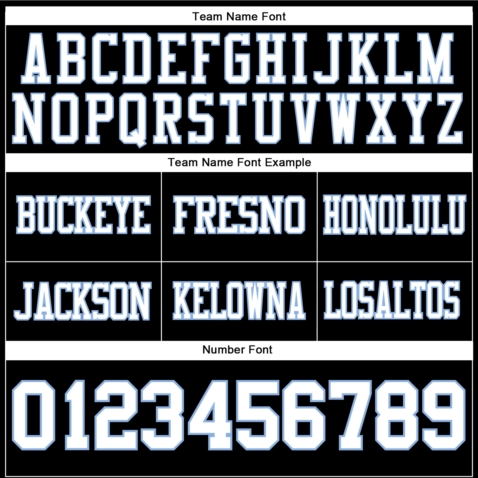 Custom Black White-Light Blue Authentic Football Jersey