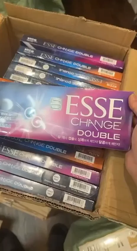 ESSE Change Double Applemint & Wine 20s Cigarettes x 10 Packs /1 Carton