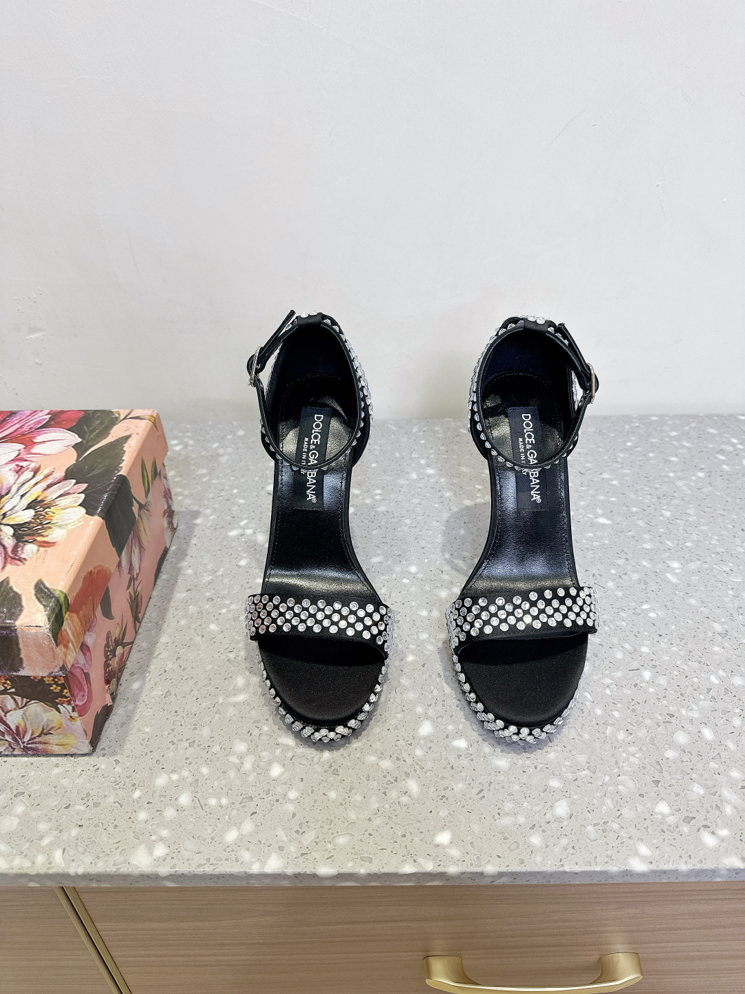 Dolce&Gabbana crystal high heels Pump