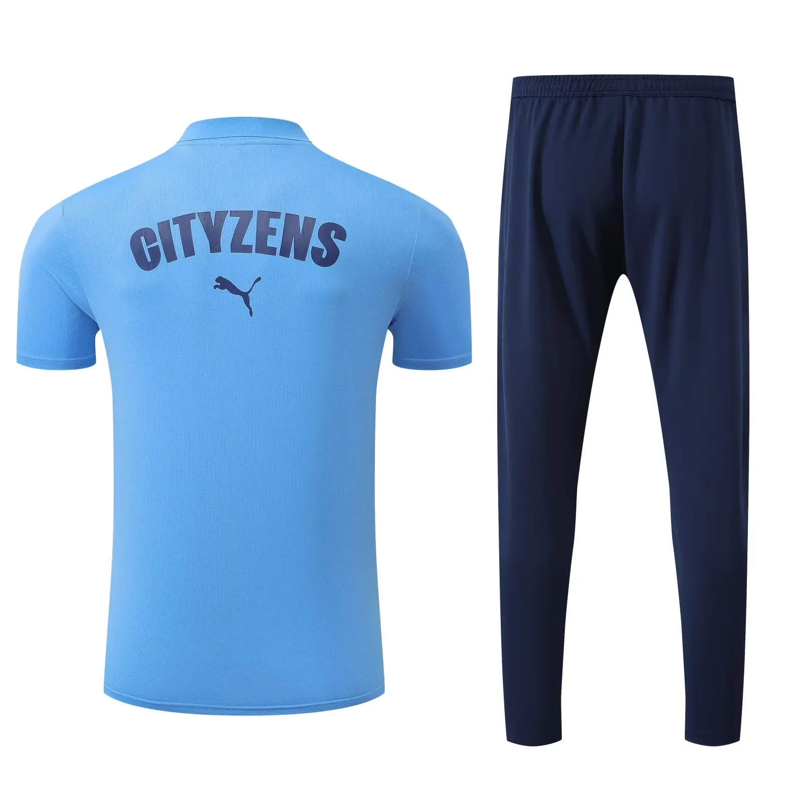 Man City Short Sleeves Long Pants