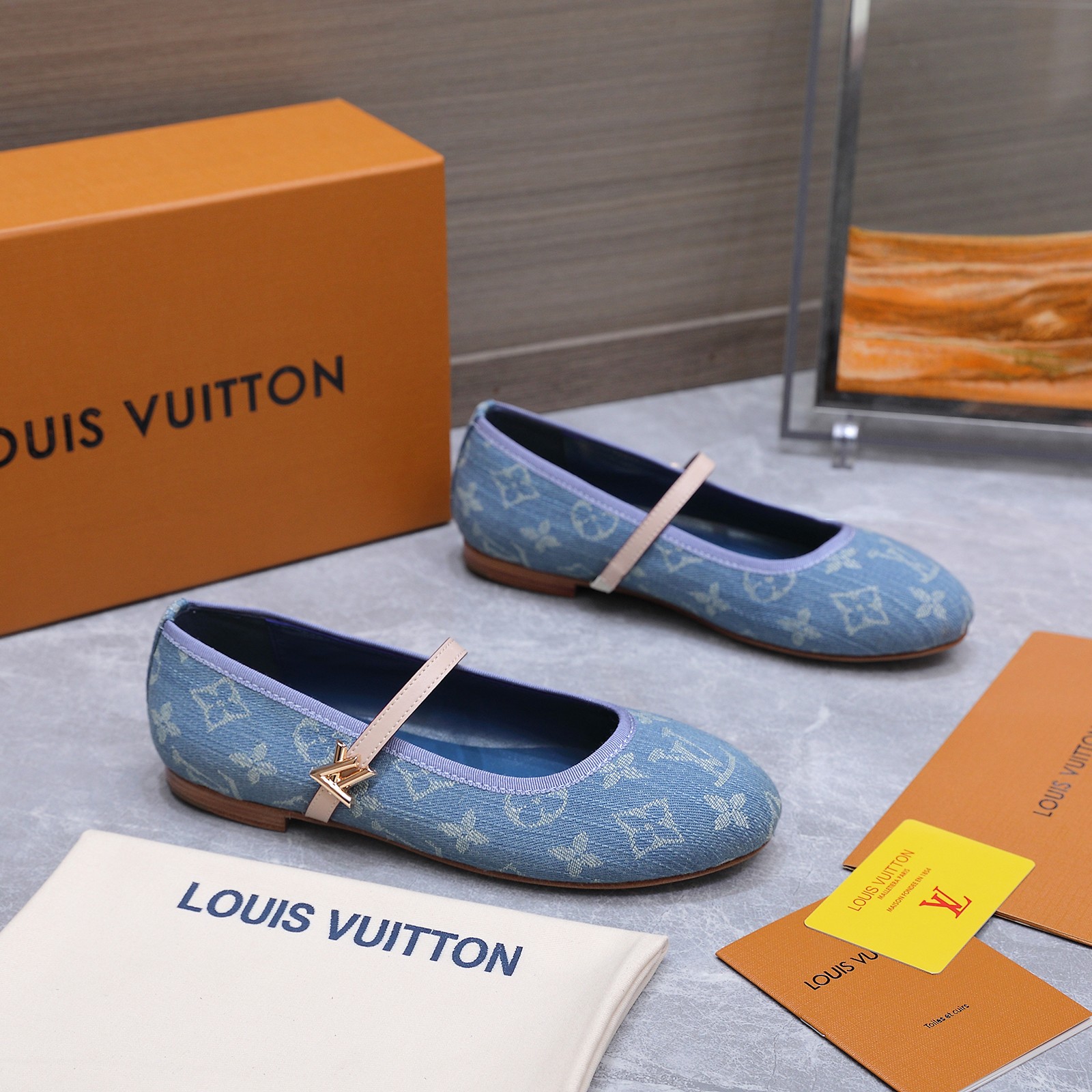 Women's LV Romy Flat Ballet