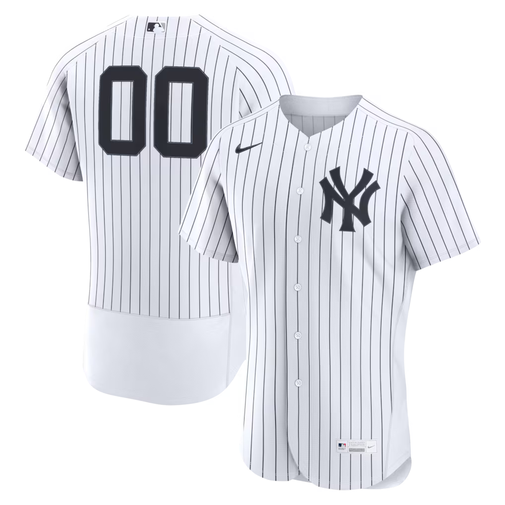 New York Yankees Baseball Jersey Men Women Youth Nike White Gray Navy Blue Home And Away Player Limited Edition Customized Jersey