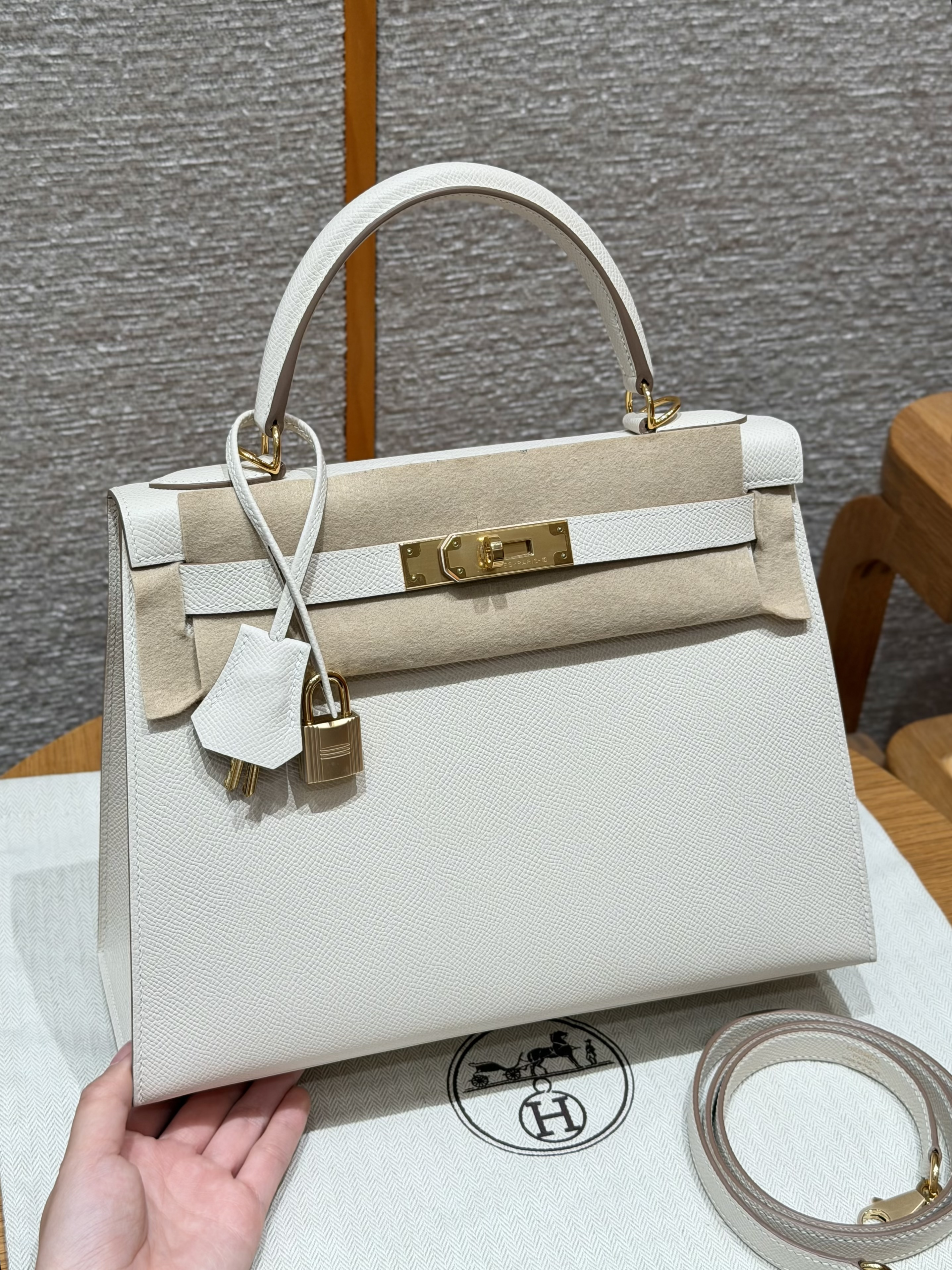 Hermes Craie Epsom Kelly 28