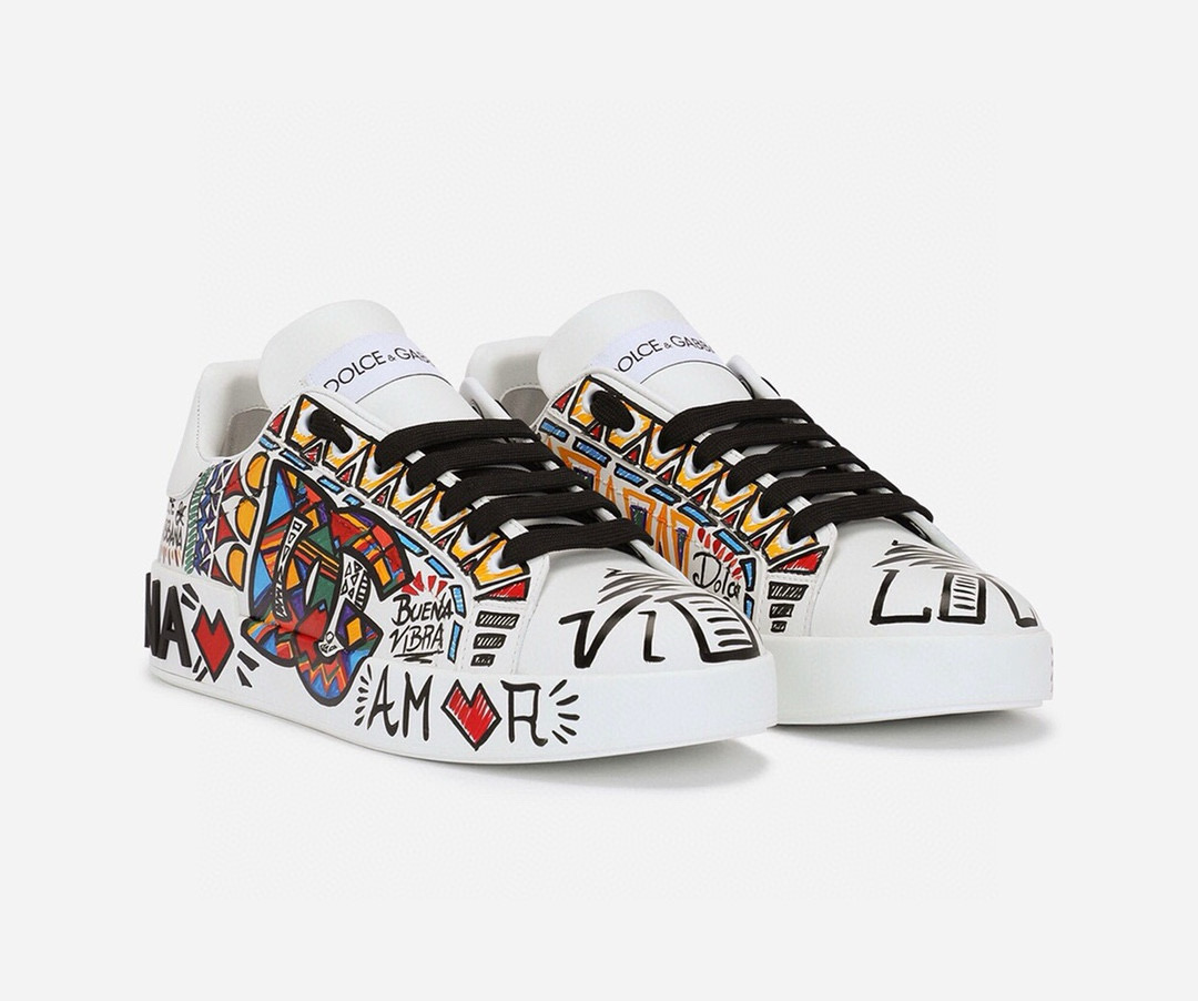 Dolce Gabbana Unisex Leather Sneakers
