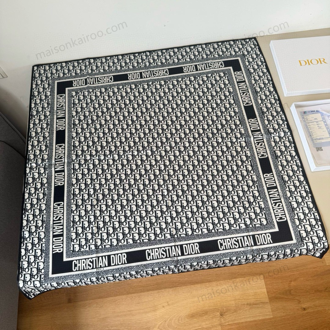 Dior Oblique Square Scarf - KAIROO