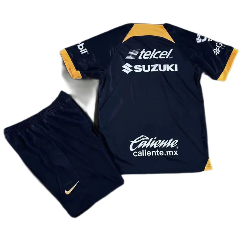 Kids Pumas UNAM 2023/24 Away Kit Jersey+Shorts