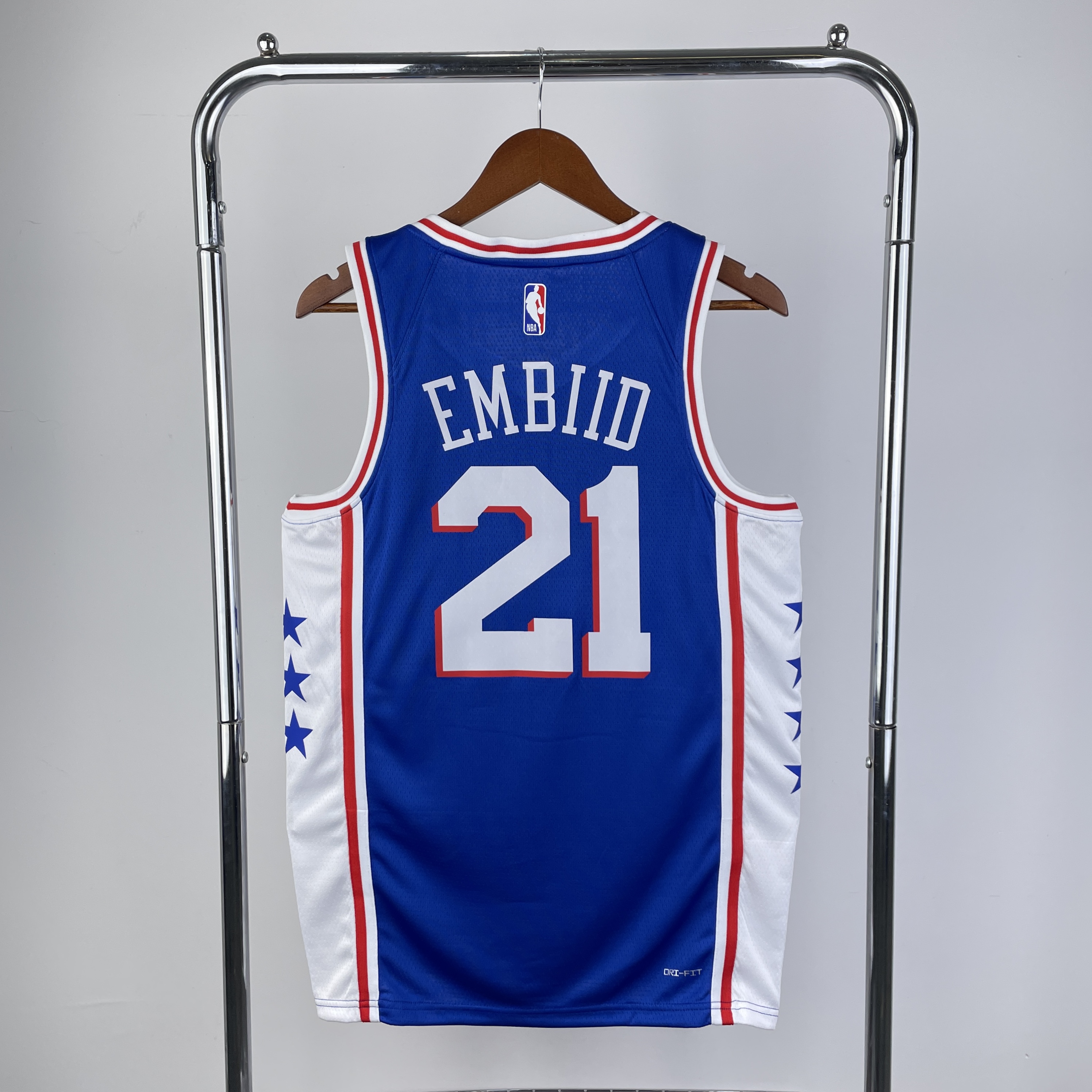 23 Season Philadelphia 76ers Blue V  #21