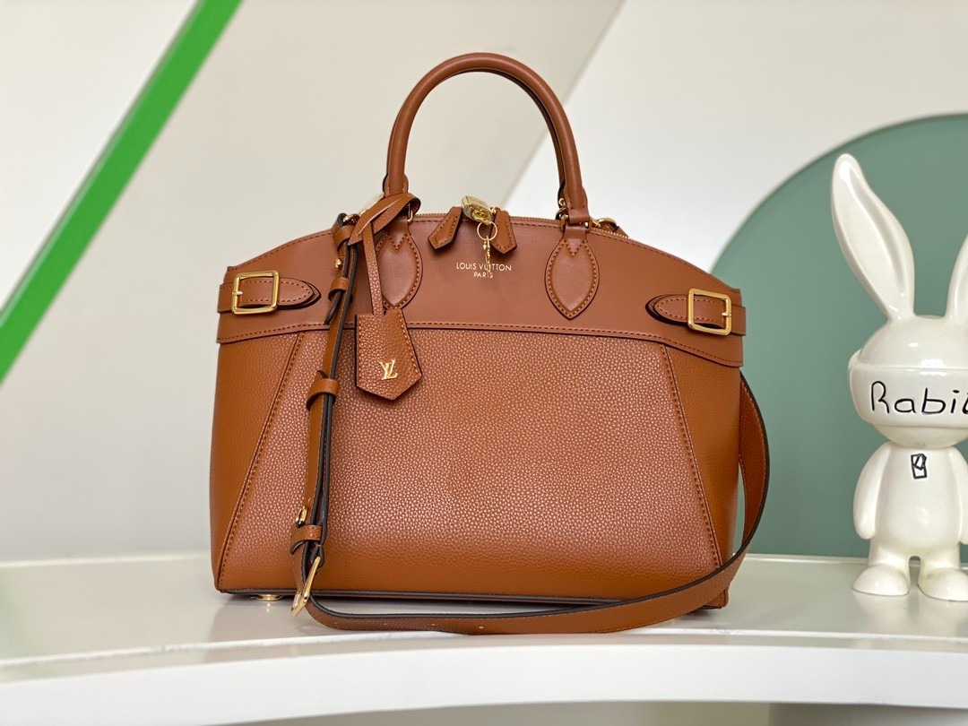 Louis Vuitton LV Vendôme MM Brown Leather Bag