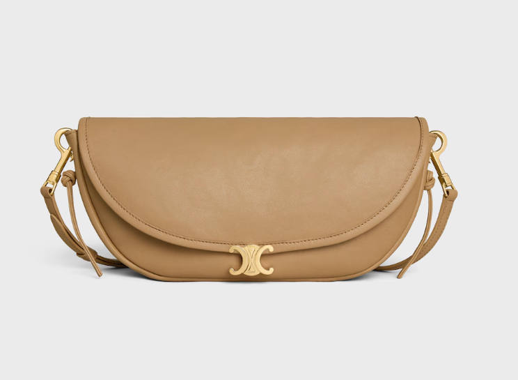 Celine Sandcastle Little Halfmoon Soft Triomphe Bag