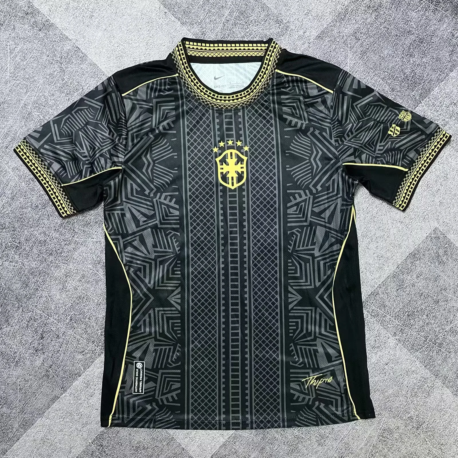 2026-27 Brazil Special Edition Black Soccer Jersey 1:1 Thai Quality