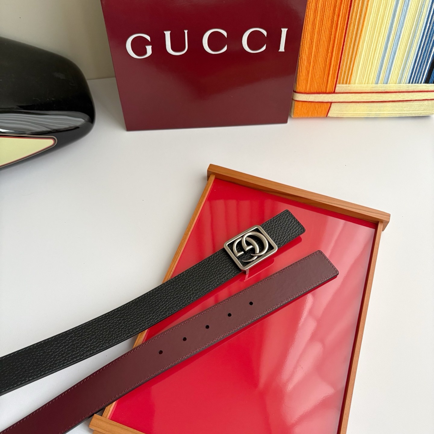 Gucci Reversible GG Marmont belt 3.5cm