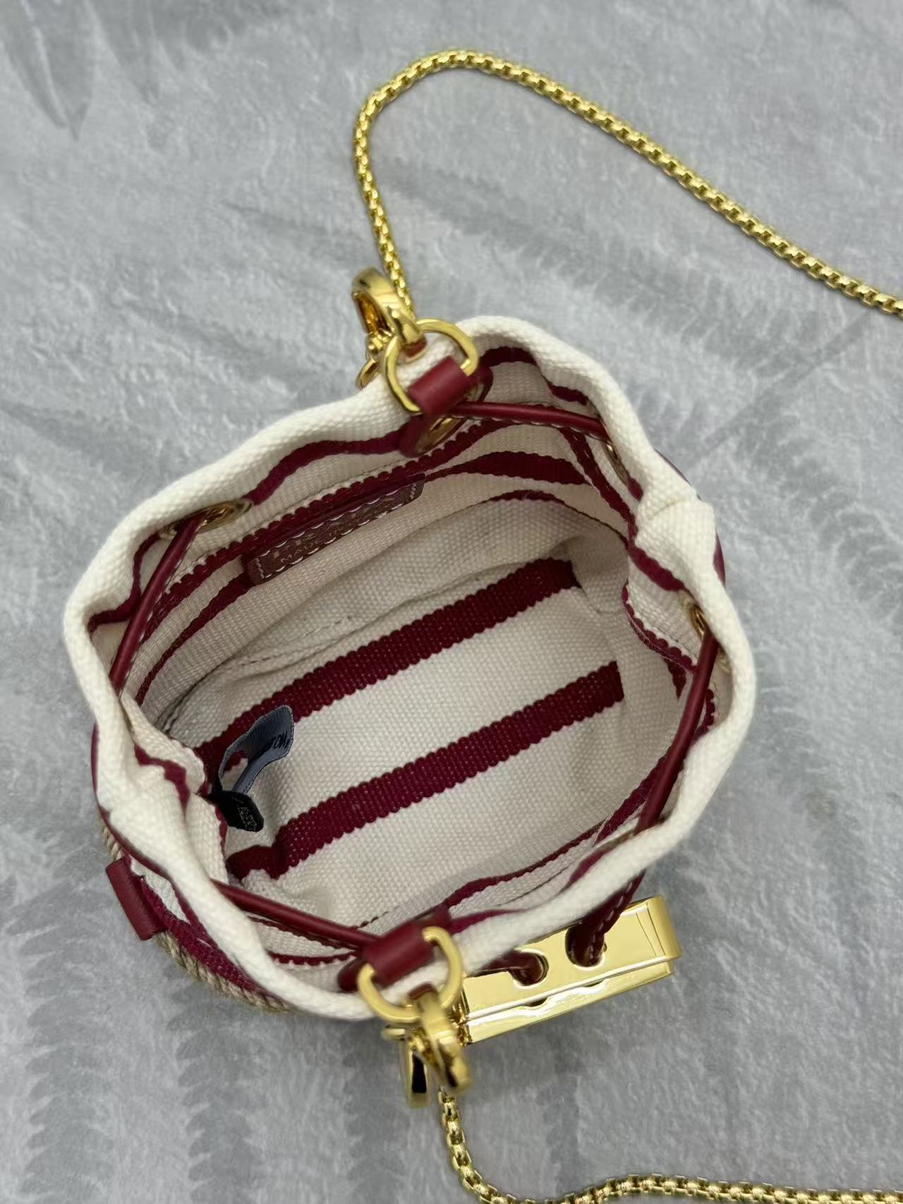 Prada mini bucket bag crossbody bag