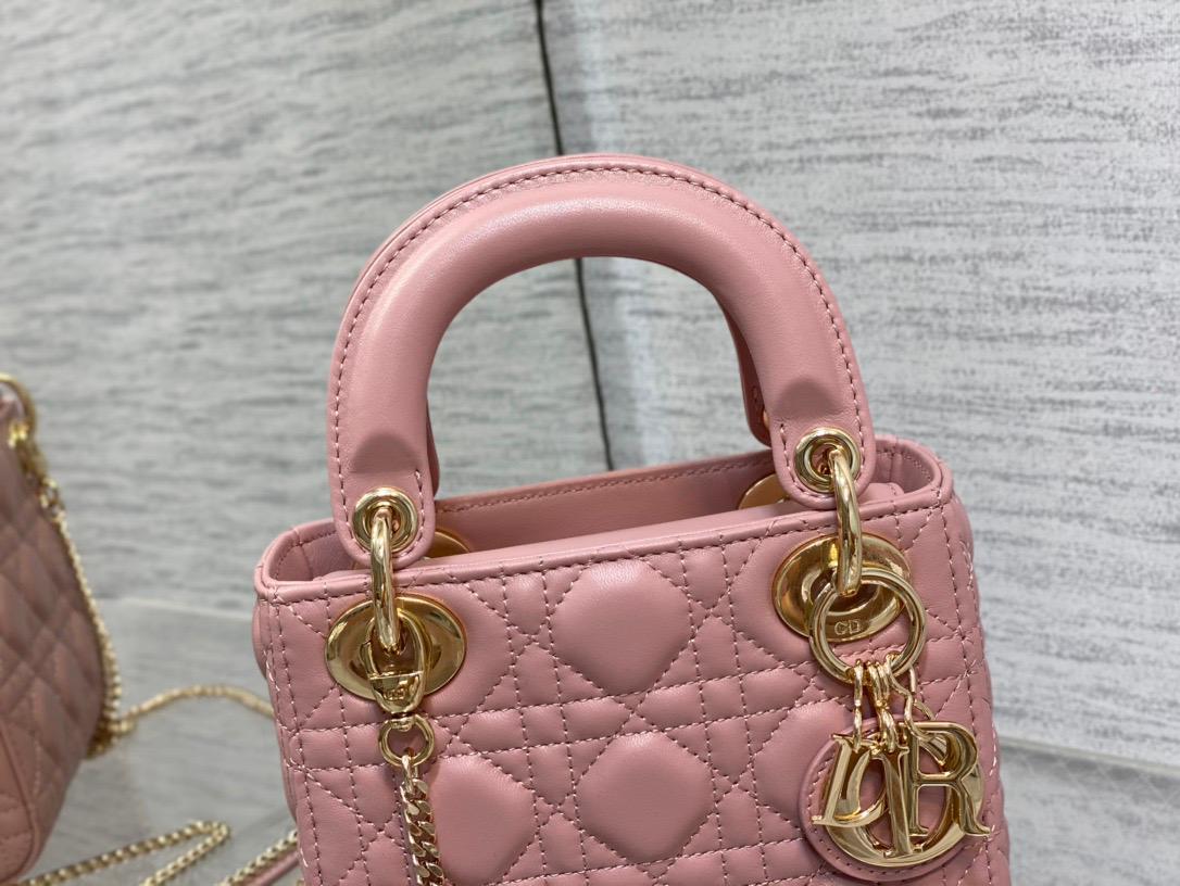DIOR Classic Lady pink handbag