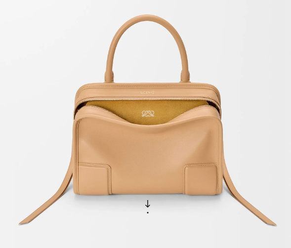 Loewe Small Amazon 180 Handbag in Nappa leather-Beige