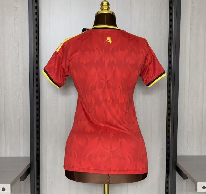 Female 2025 Belgium Home Fan Jersey S-2XL