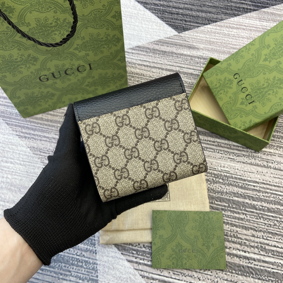 Gucci Bi-colour GG Marmont medium wallet 598587