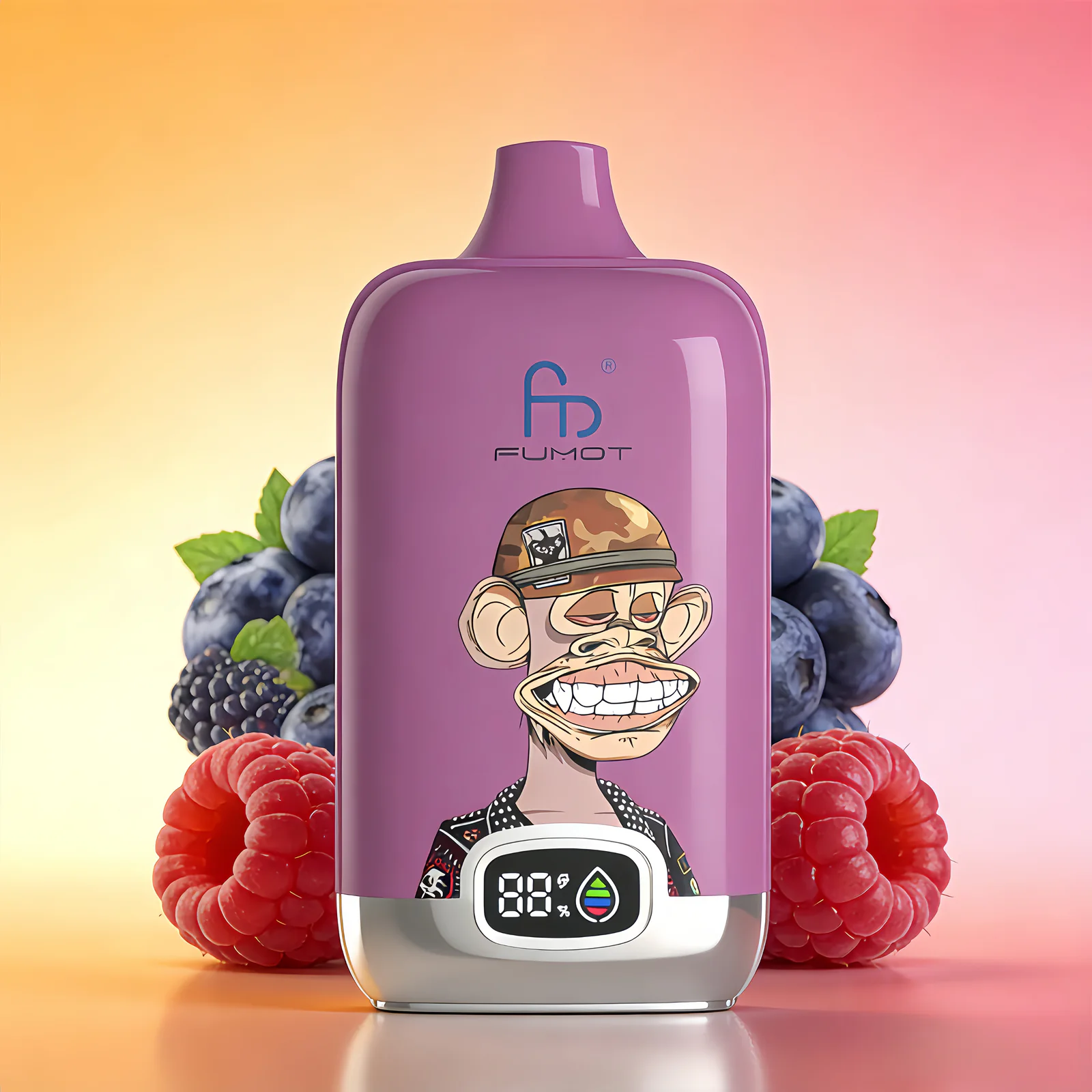 FUMOT Digital Box 12K Disposable Vape – Blue Sour Raspberry - Vaba Vaba