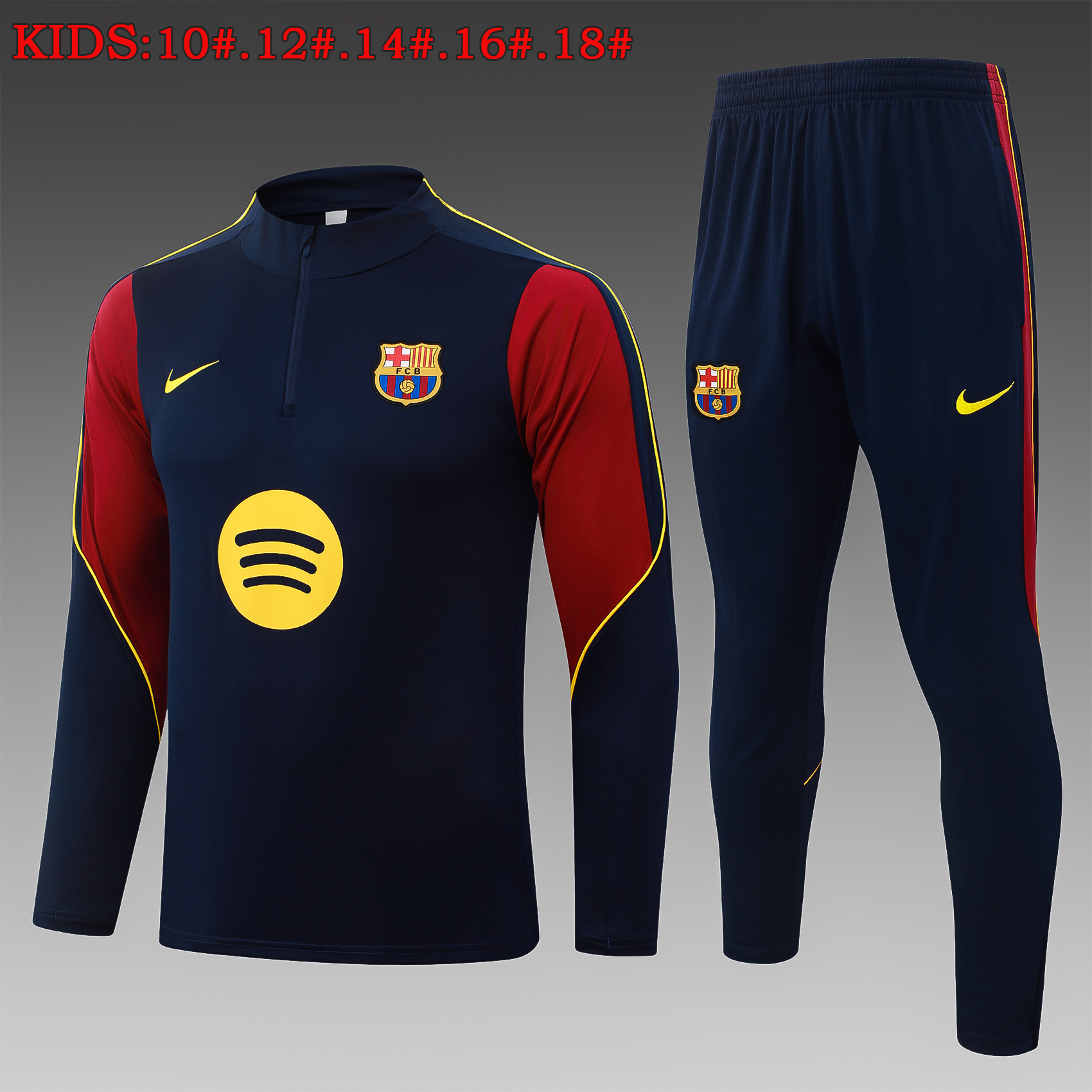 Barcelona Kids Training Suit 26/27 | Soc Jersey - Premium Football Jersey