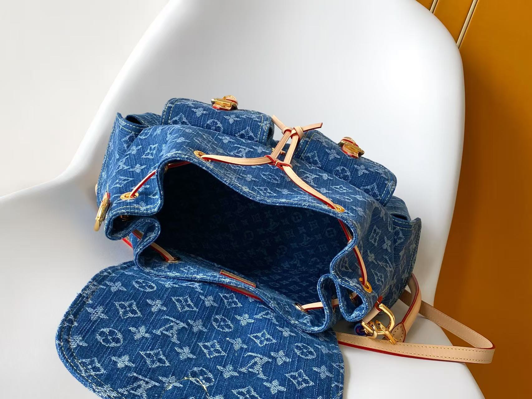 Louis Vuitton Denim Rendez Vous Classic Montsouris Cargo Backpack