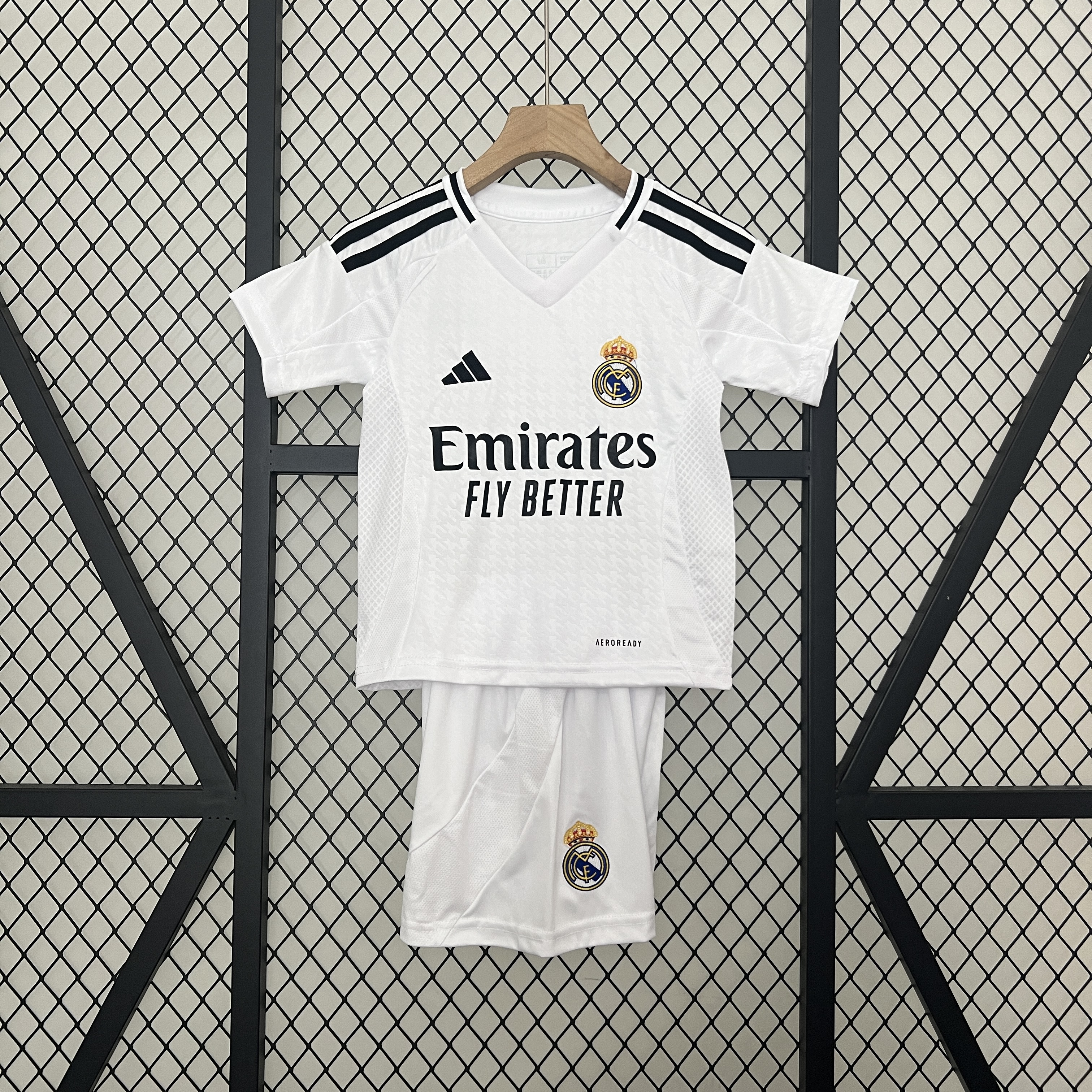 Kids Kit Real Mαdrid 24/25 Home White