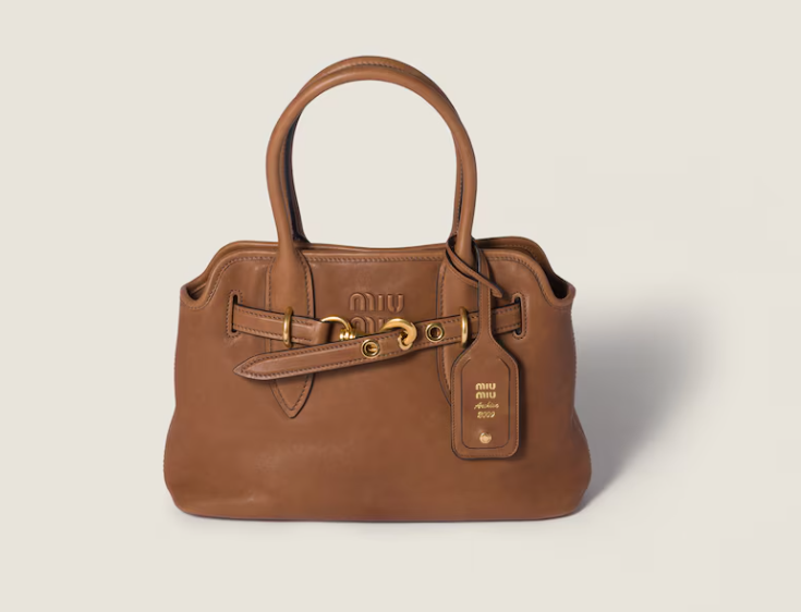 Miu Miu Oak Aventure leather bag 5BA292