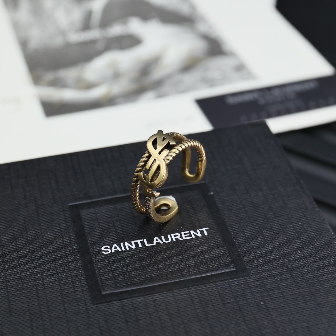 Saint Laurent YSL Open ring