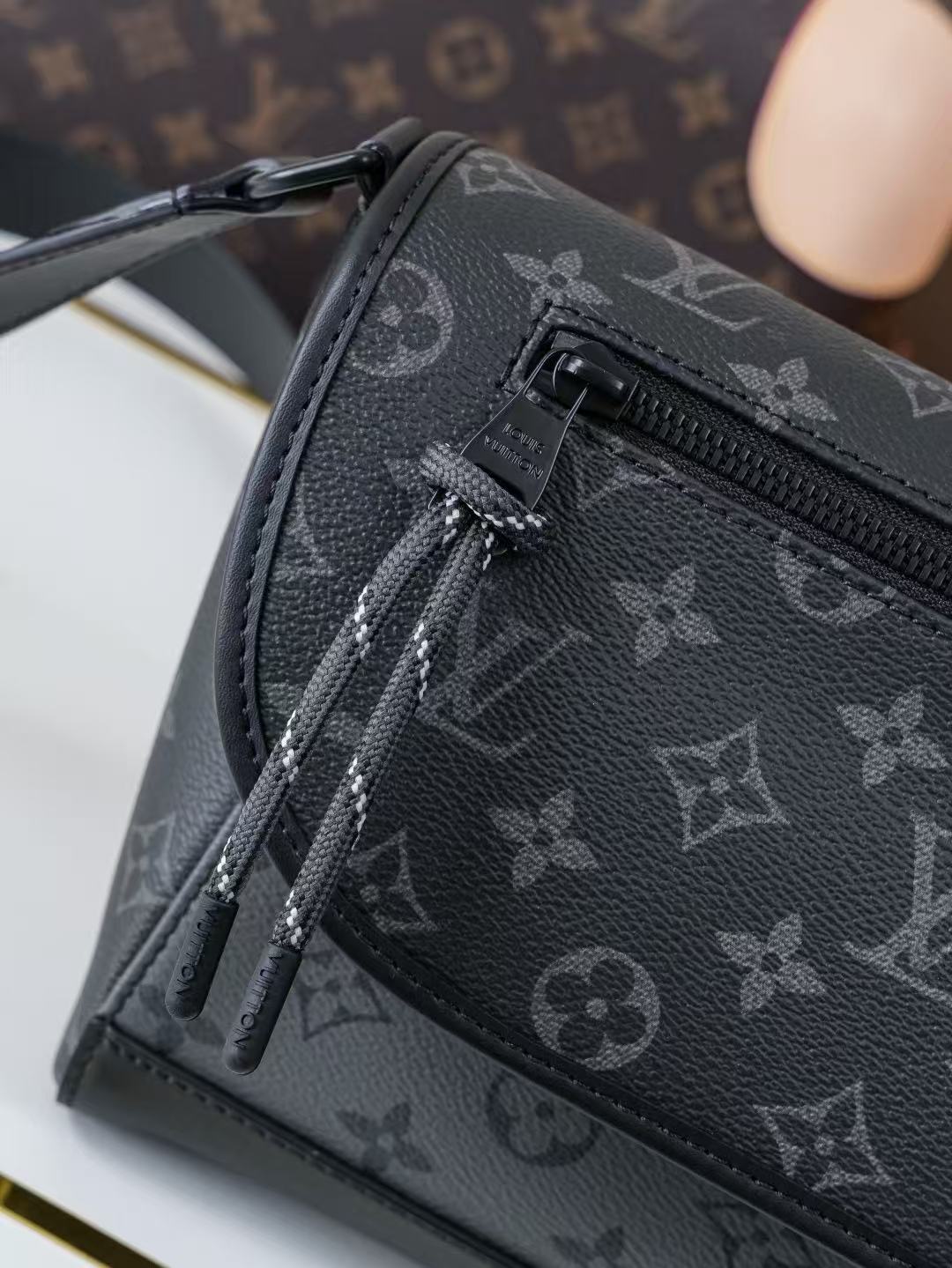 Louis Vuitton Monogram Eclipse Reverse coated canvas crossbody bag