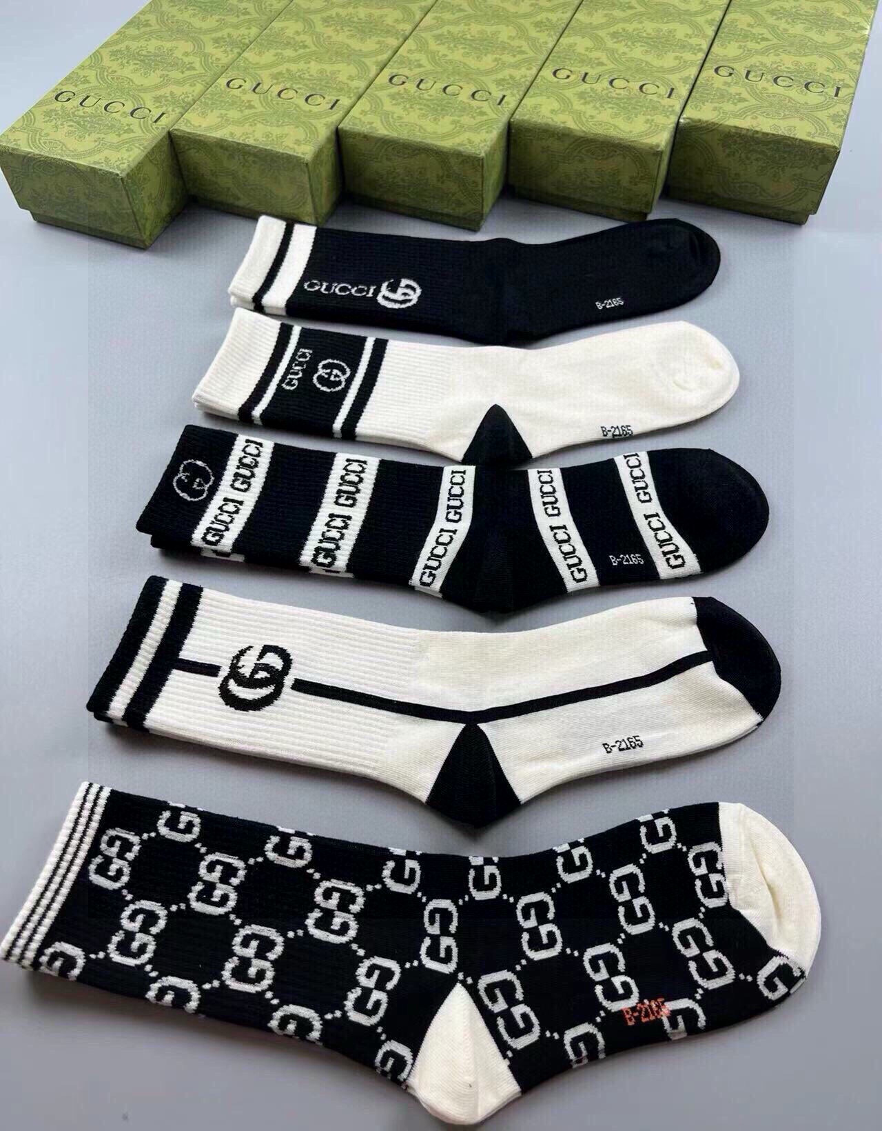 Gucci Wool Socks ( 5 pairs)