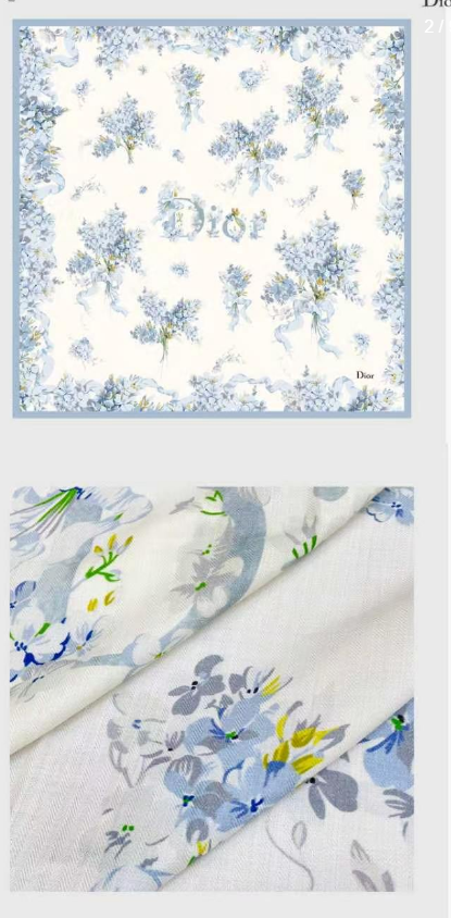 Christian Dior Dioramour Shawl 140cm