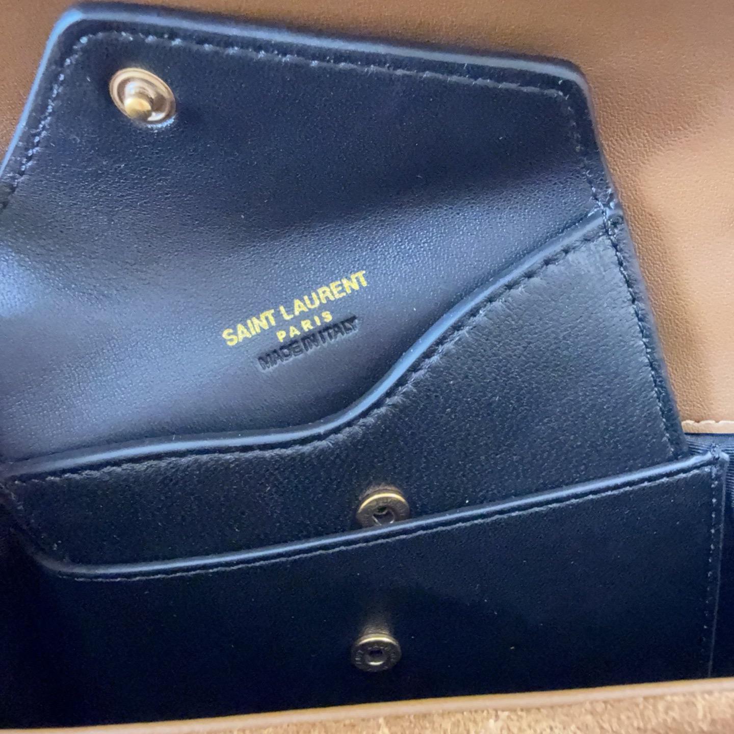 Saint Laurent ysl suede crossbody bag