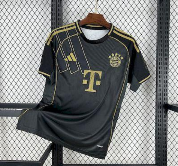 2025/26 Bayern Munich Black Gold Special Edition Jersey S-2XL