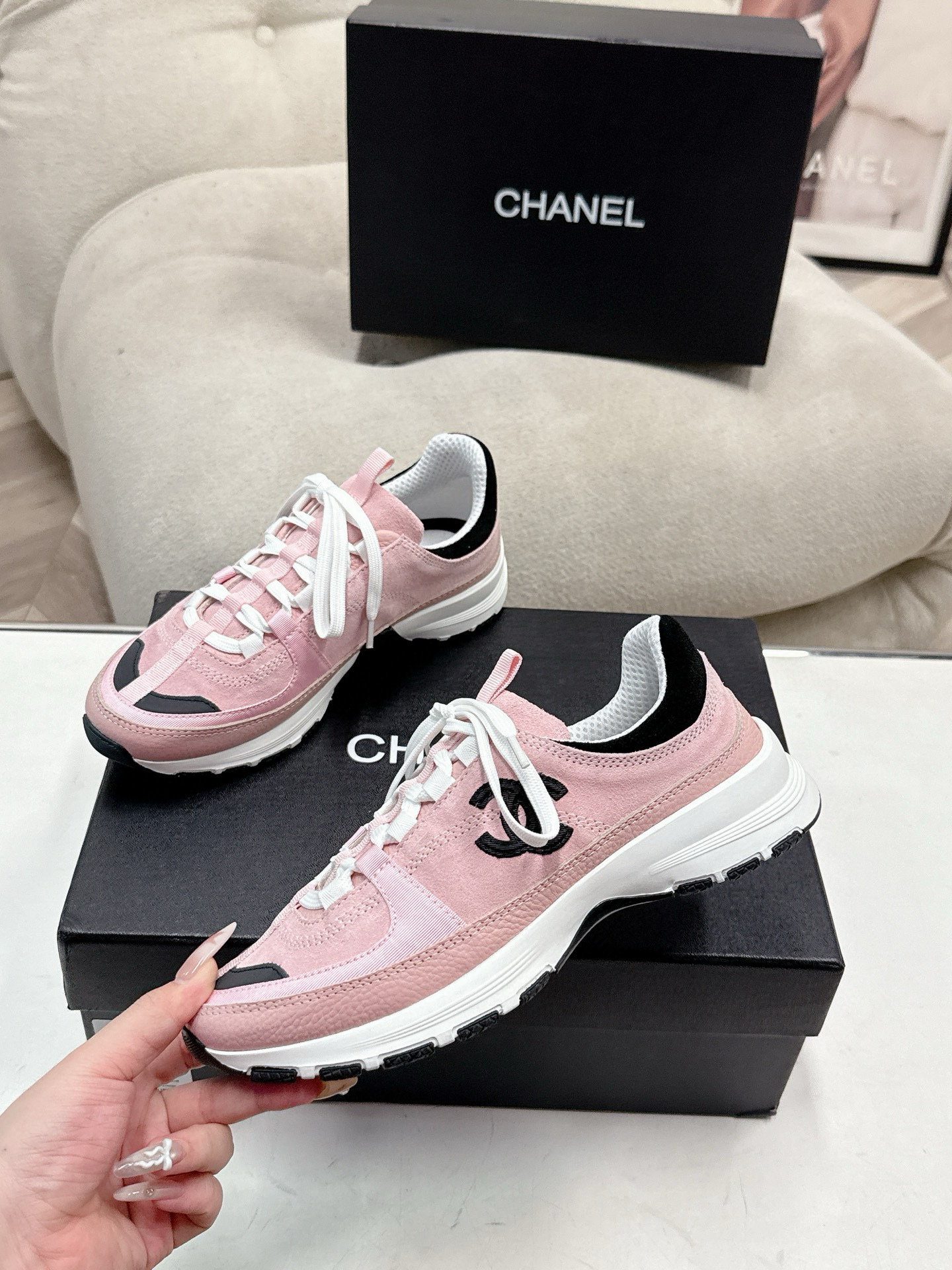 Chanel Leather Sneaker