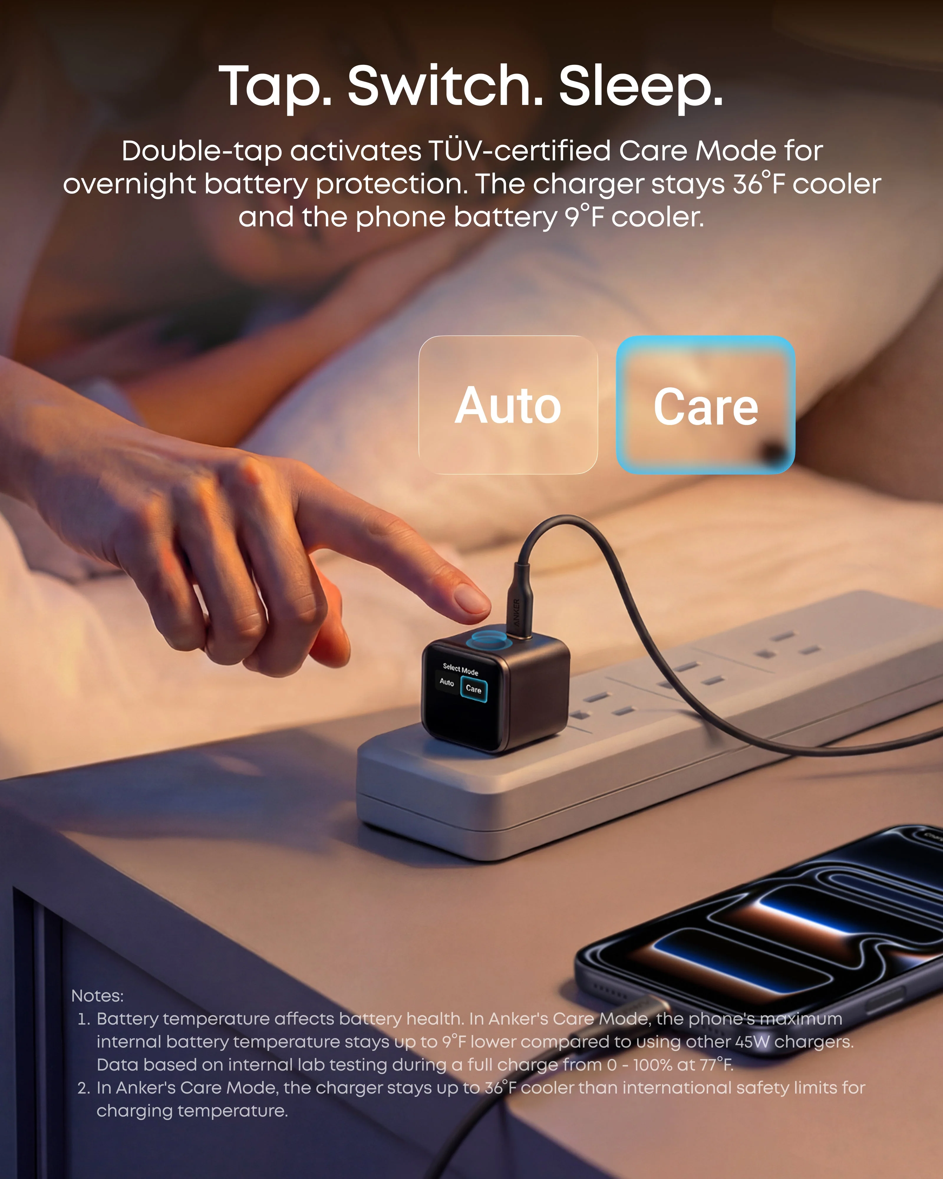 Charger (45W, Smart Display, 180° Foldable)