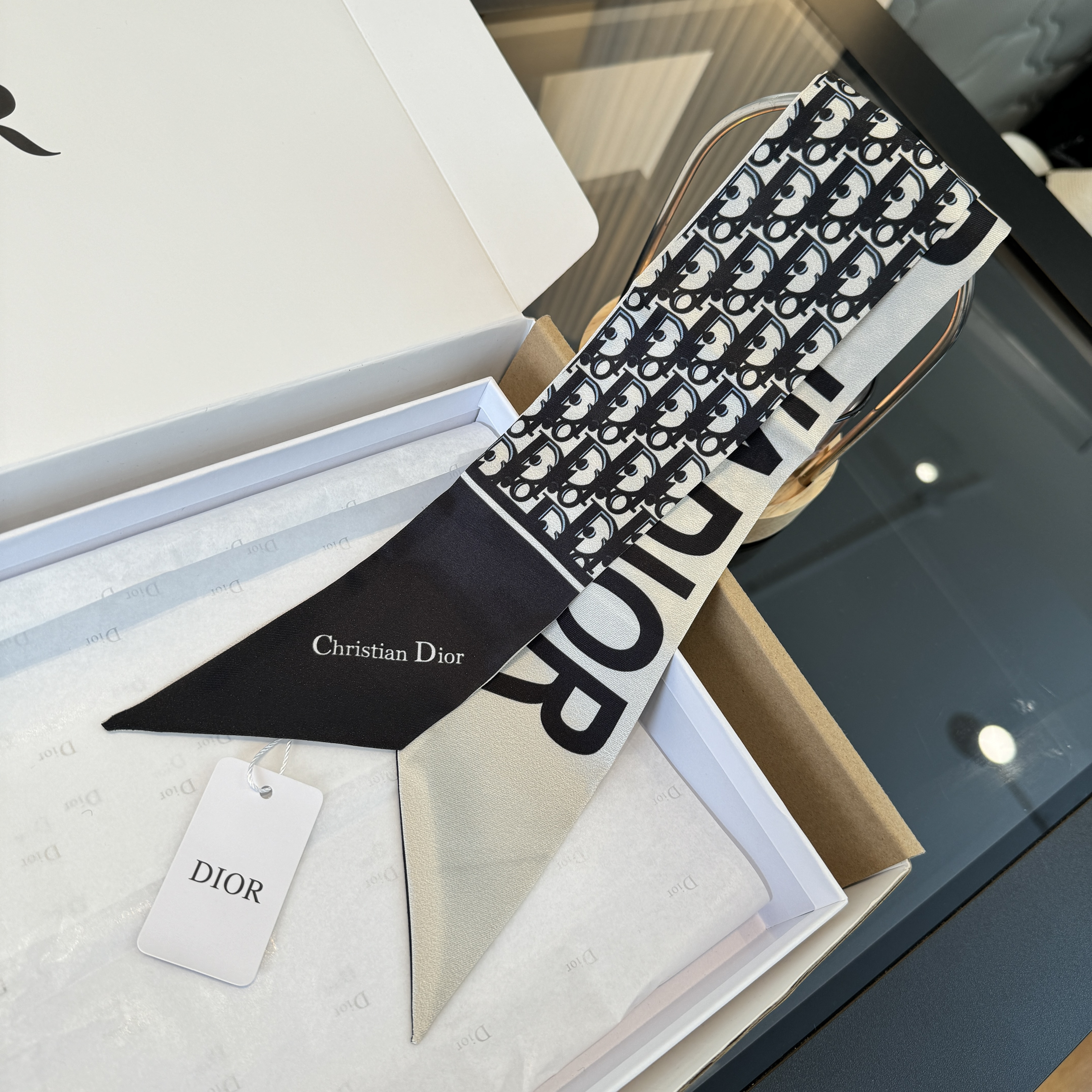 Dior Printed MITZAH Twilly