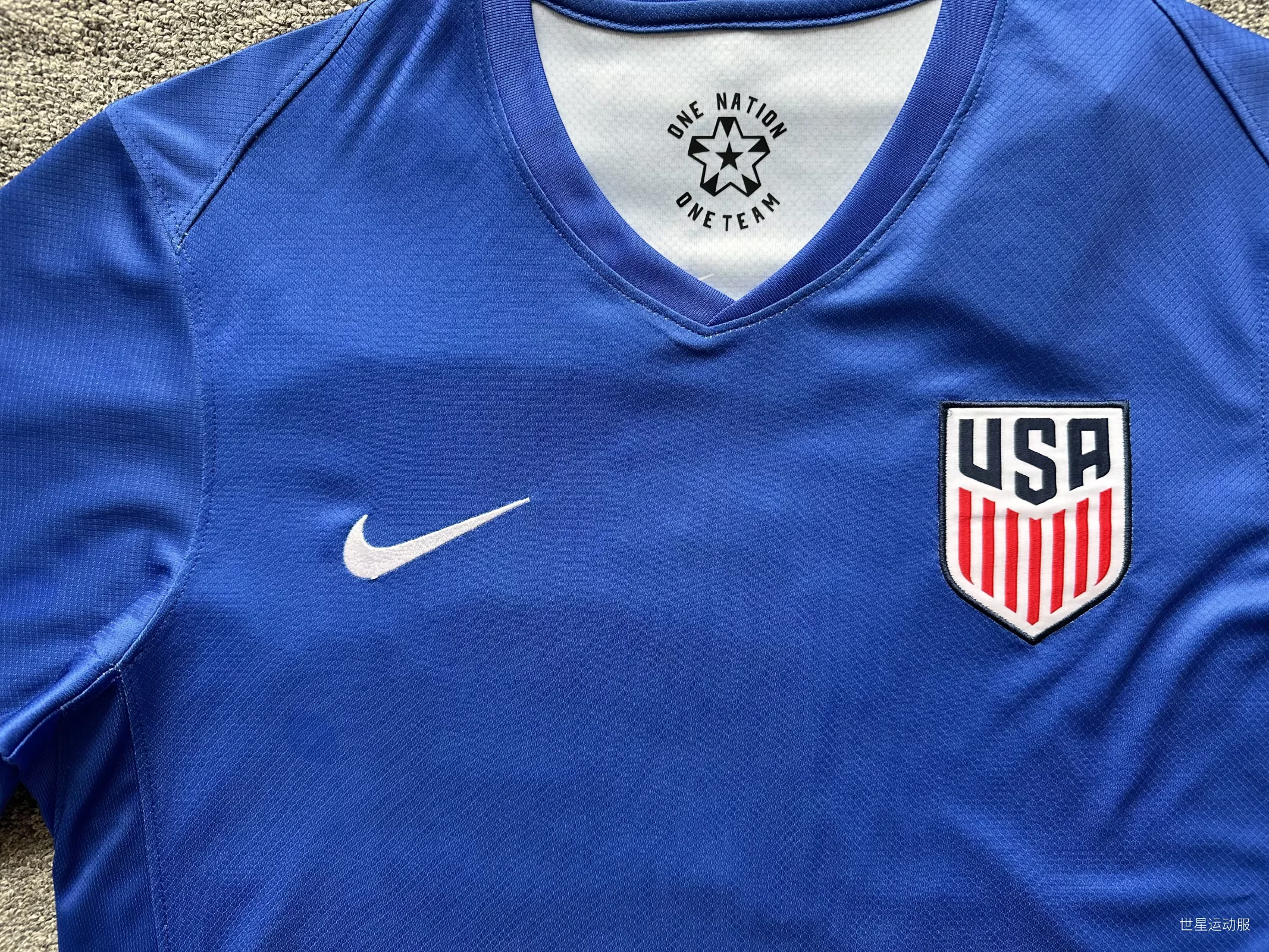 2024 America Away Blue Football Shirt 1:1 Thai Quality