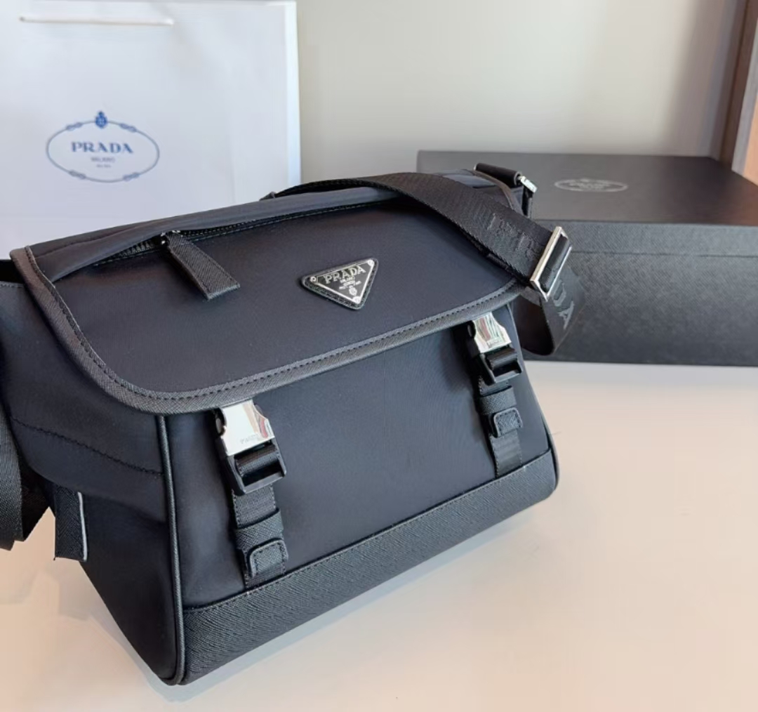 Prada Parachute Postman Bag