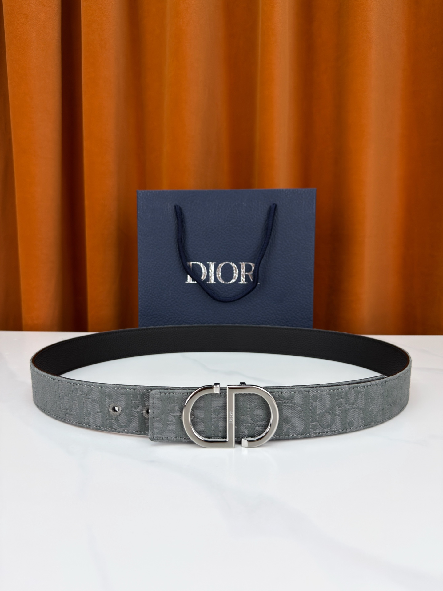 Dior CD Buckle Reversible Belt 3.5cm