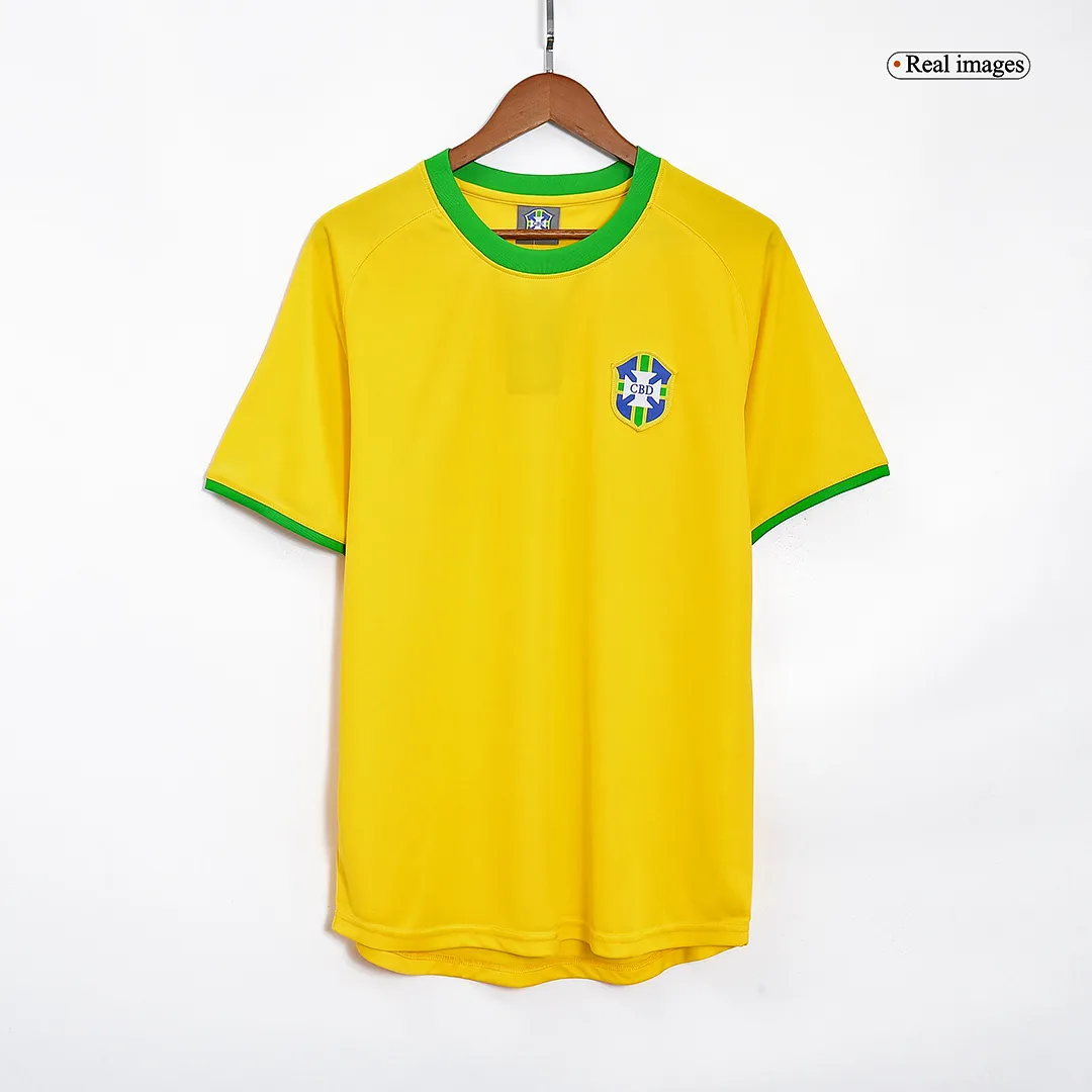 Brazil Retro Jersey Home World Cup 1970