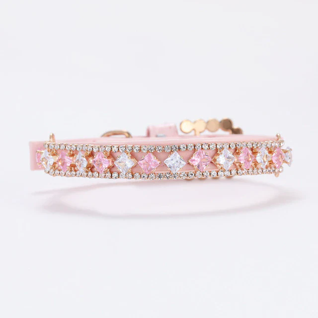Dog Cat Pearl Collars with Crystal Rhinestone VERY FANCY!