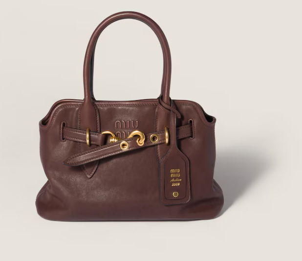 Miu Miu Briarwood Aventure leather bag 5BA292