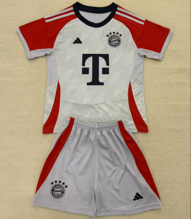 25/26 Kids Bayern Munich Gray Commemorative Edition Jersey 16-28