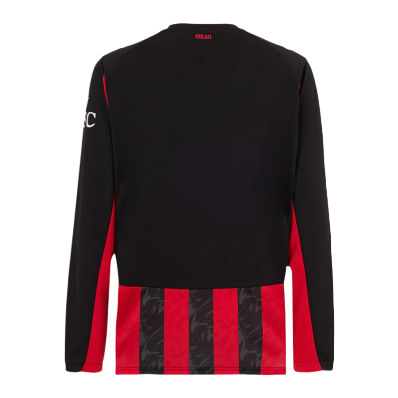AC Milan 25-26 home long sleeved football shirt -Fan version